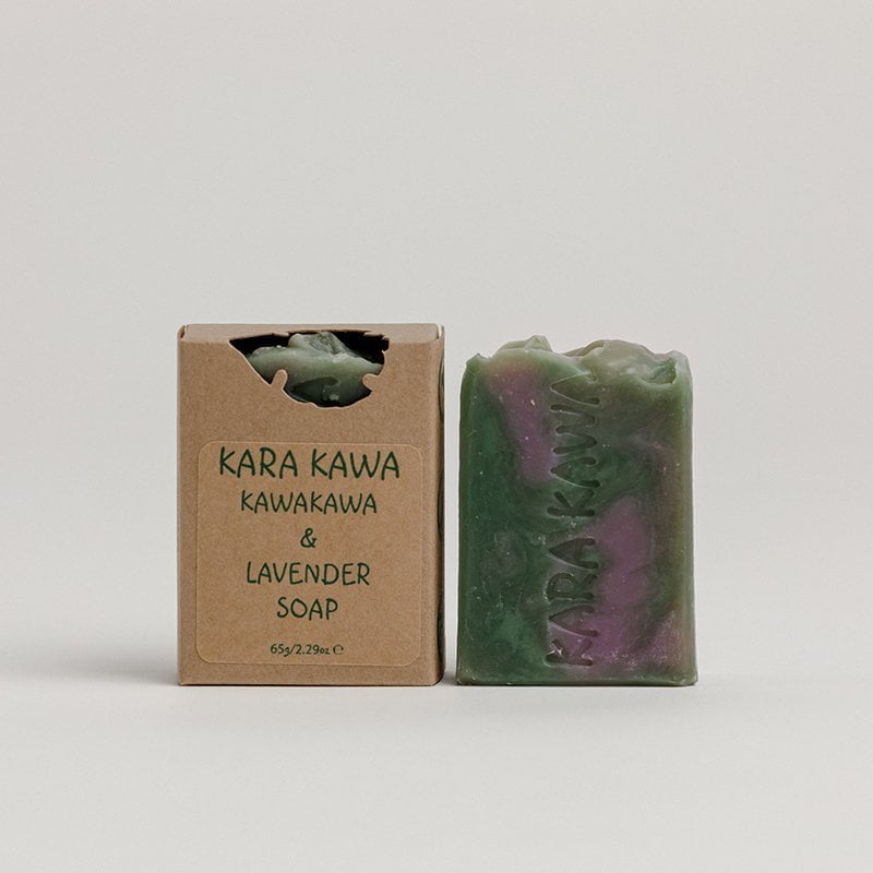New Zealand Made Relaxing Kawakawa & Lavender Soap